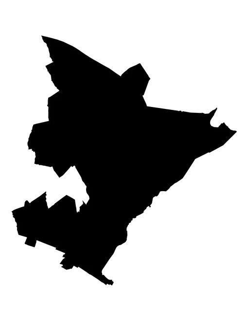 Figura con la forma del municipios de Acajete