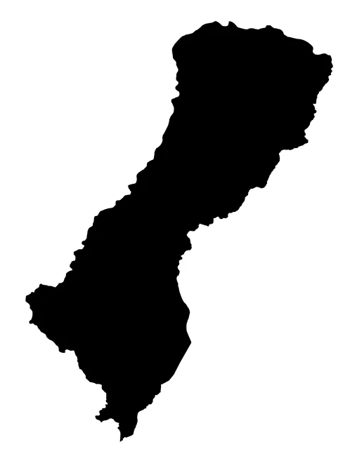 Figura con la forma del municipios de Naupan