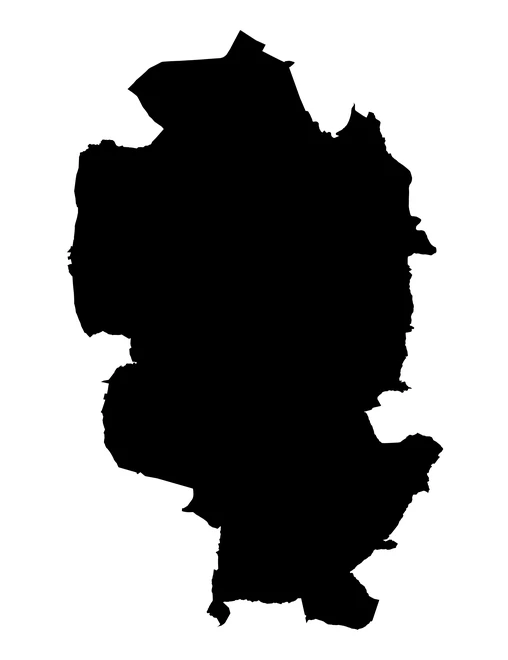 Figura con la forma del municipios de Ocoyucan