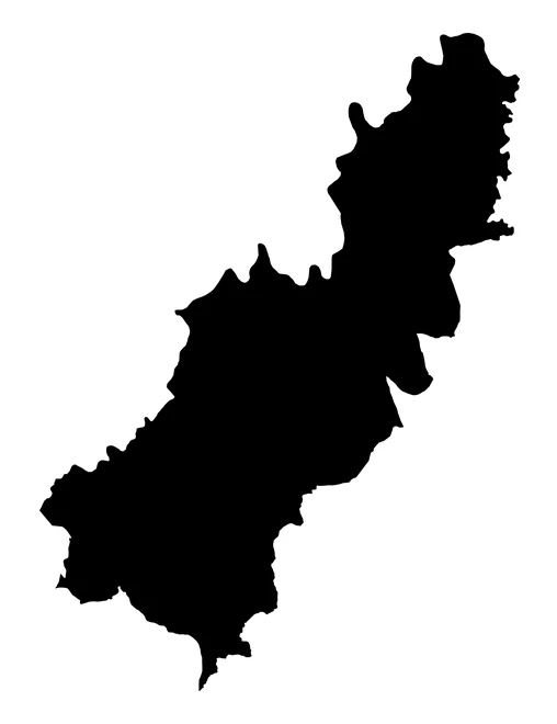 Figura con la forma del municipios de Olintla