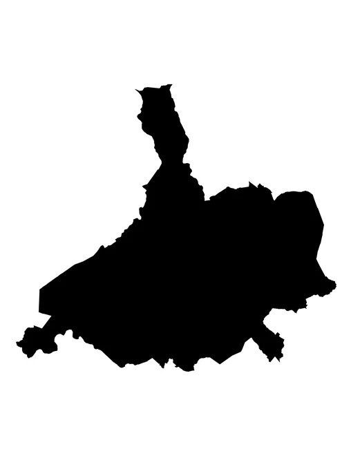 Figura con la forma del municipios de Pantepec