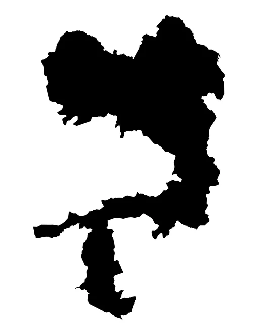 Figura con la forma del municipios de Piaxtla