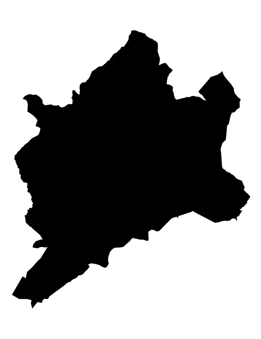 Figura con la forma del municipios de San Antonio Cañada