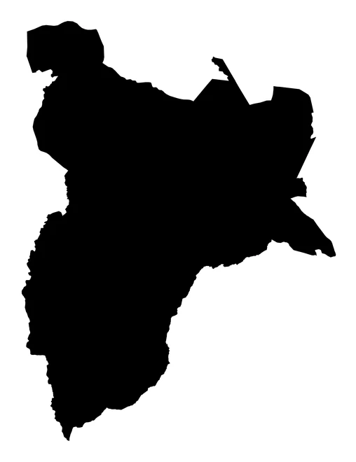 Figura con la forma del municipios de San Gabriel Chilac