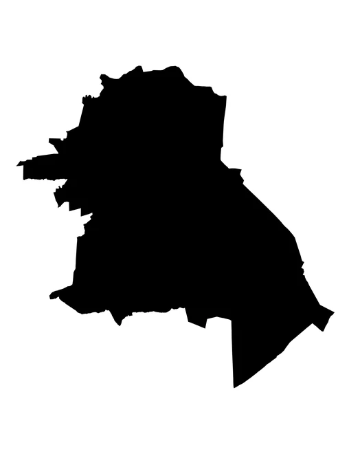 Figura con la forma del municipios de San Martín Texmelucan