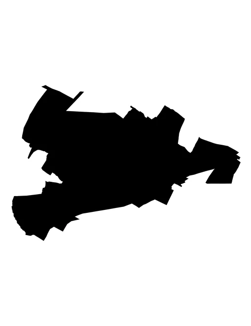 Figura con la forma del municipios de San Pedro Cholula