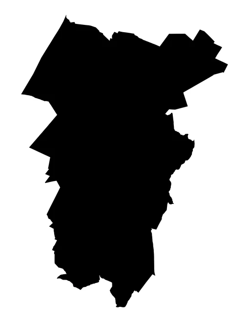 Figura con la forma del municipios de San Salvador el Seco