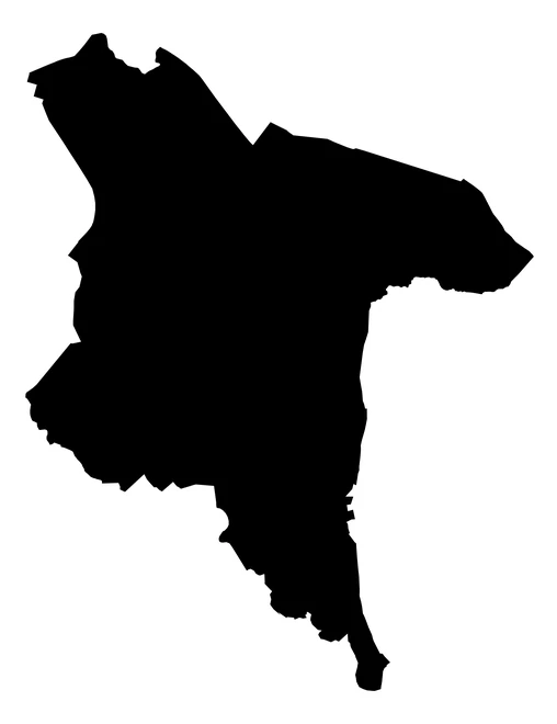 Figura con la forma del municipios de Santa Isabel Cholula