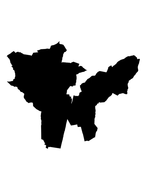 Figura con la forma del municipios de Santiago Miahuatlán