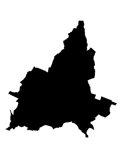 Figura con la forma del municipios de Amozoc