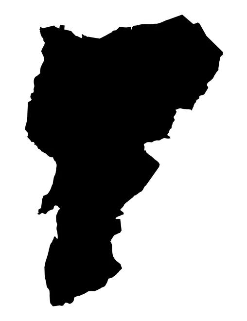 Figura con la forma del municipios de Atempan