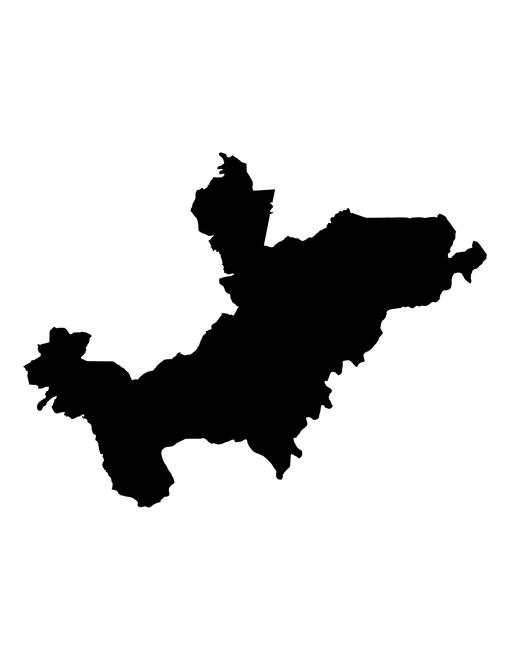 Figura con la forma del municipios de Tlacuilotepec