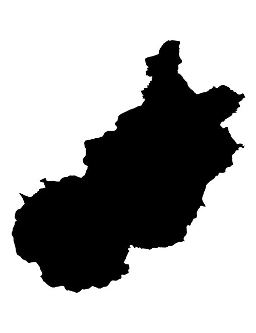 Figura con la forma del municipios de Tlapacoya