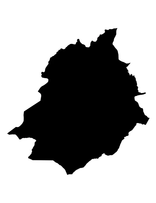 Figura con la forma del municipios de Tlaxco