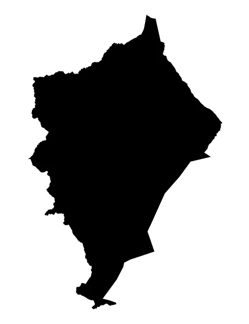 Figura con la forma del municipios de Totoltepec de Guerrero