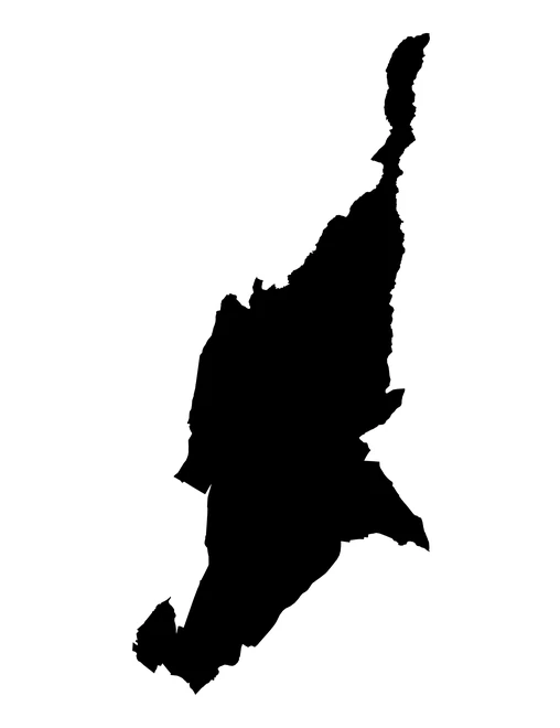 Figura con la forma del municipios de Xiutetelco