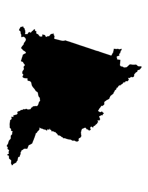 Figura con la forma del municipios de Acateno