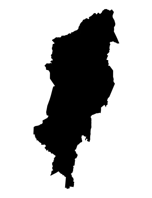 Figura con la forma del municipios de Zacapoaxtla