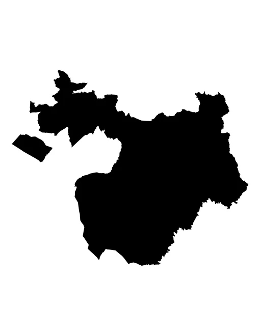 Figura con la forma del municipios de Caltepec