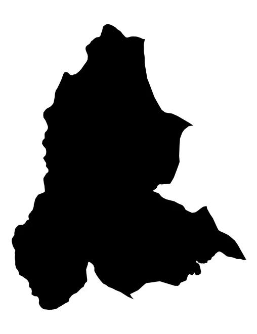 Figura con la forma del municipios de Camocuautla