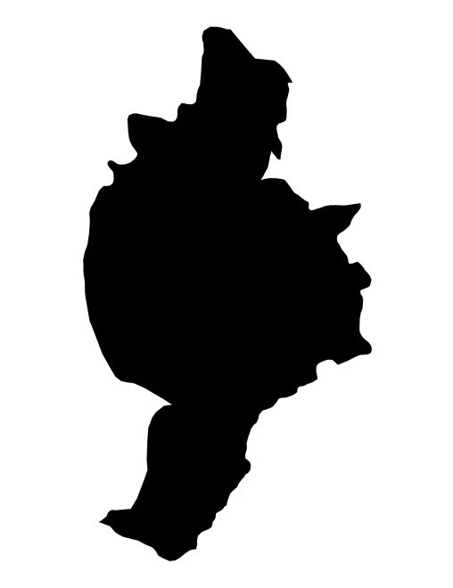 Figura con la forma del municipios de Coatepec