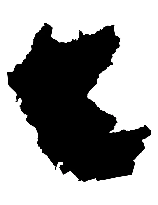 Figura con la forma del municipios de Coxcatlán