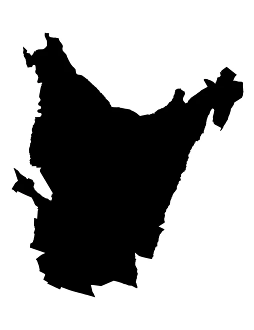 Figura con la forma del municipios de Acatzingo