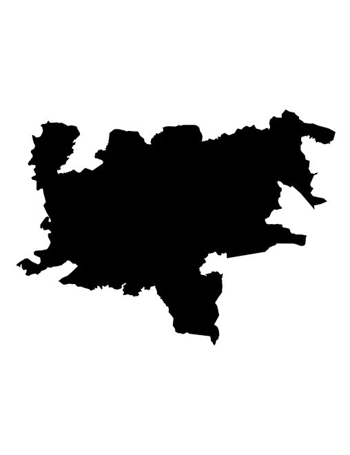 Figura con la forma del municipios de Cuayuca de Andrade