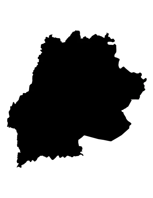 Figura con la forma del municipios de Cuetzalan del Progreso