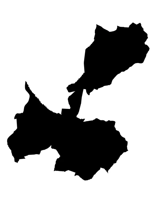 Figura con la forma del municipios de Chapulco