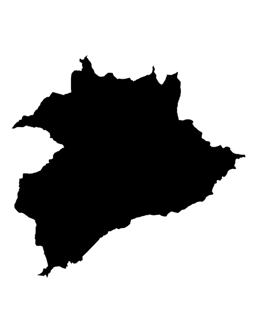 Figura con la forma del municipios de Chiconcuautla