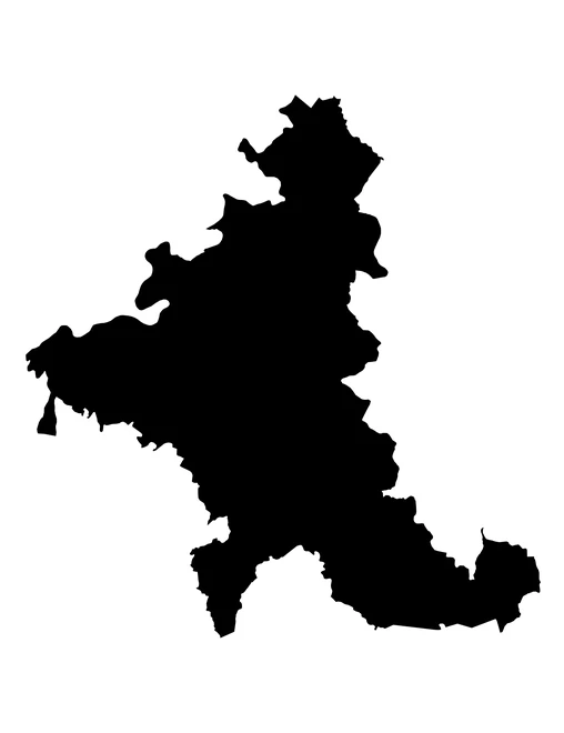 Figura con la forma del municipios de Chila de la Sal