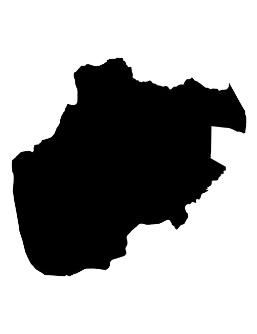 Figura con la forma del municipios de Honey