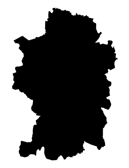 Figura con la forma del municipios de Guadalupe