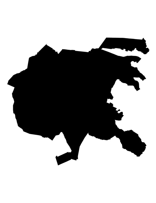 Figura con la forma del municipios de Guadalupe Victoria