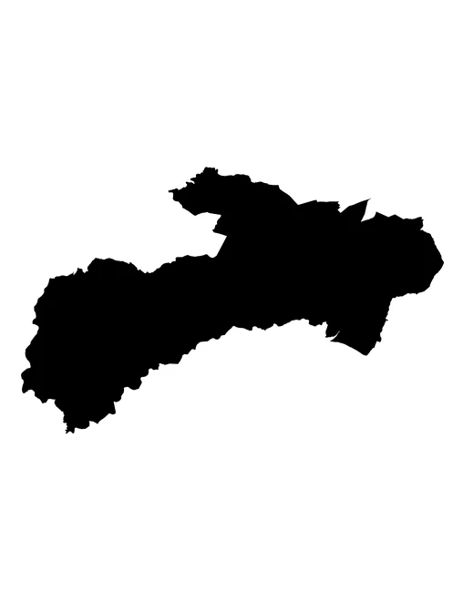 Figura con la forma del municipios de Huatlatlauca