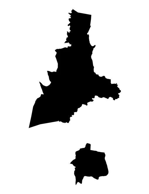 Figura con la forma del municipios de Huehuetla