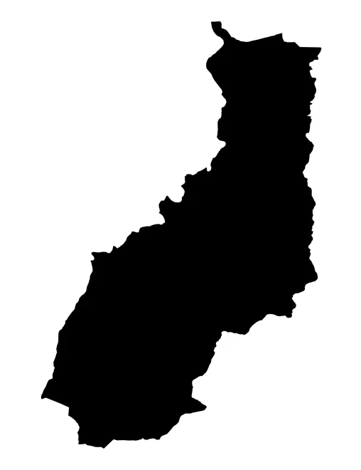 Figura con la forma del municipios de Hueyapan