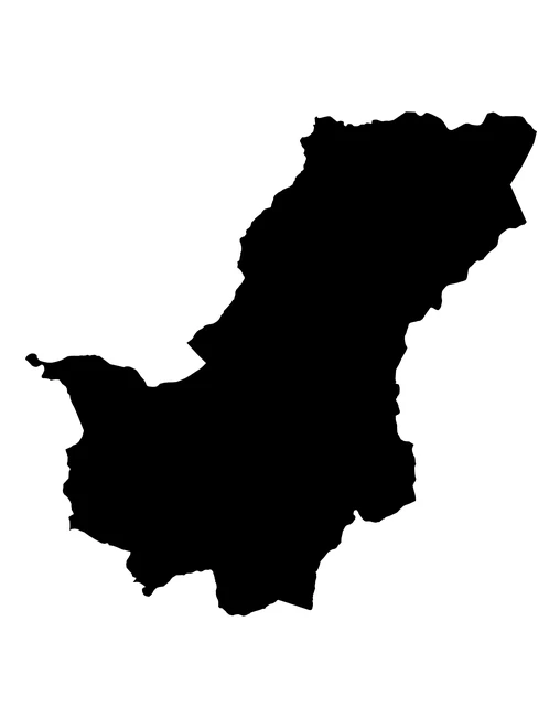 Figura con la forma del municipios de Huitzilan de Serdán