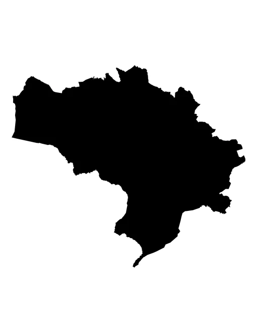 Figura con la forma del municipios de Ixtacamaxtitlán