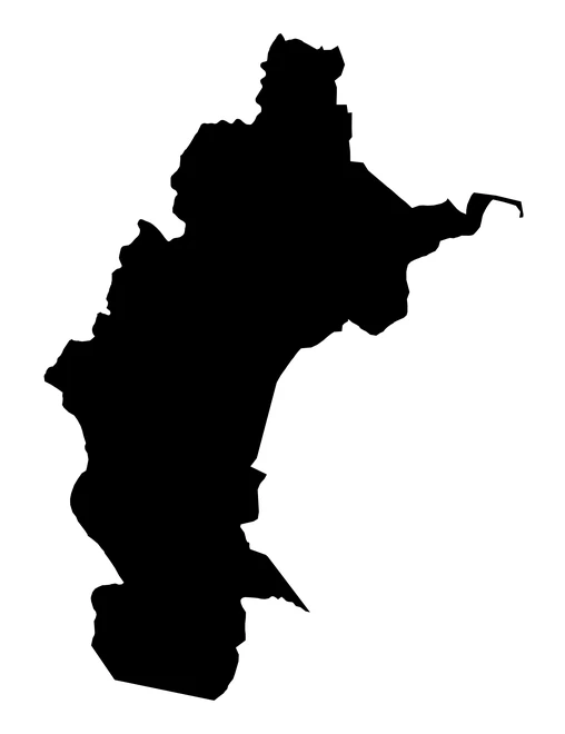 Figura con la forma del municipios de Ixtepec