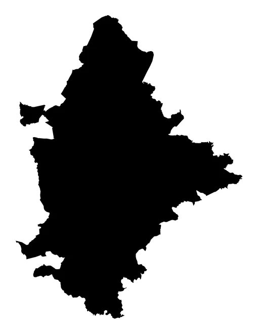 Figura con la forma del municipios de Izúcar de Matamoros