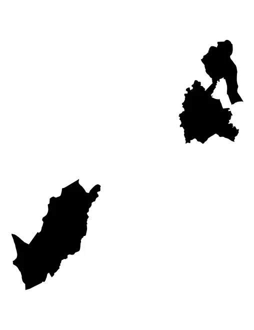 Figura con la forma del municipios de Jonotla