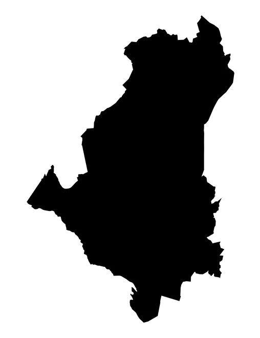 Figura con la forma del municipios de Ahuehuetitla