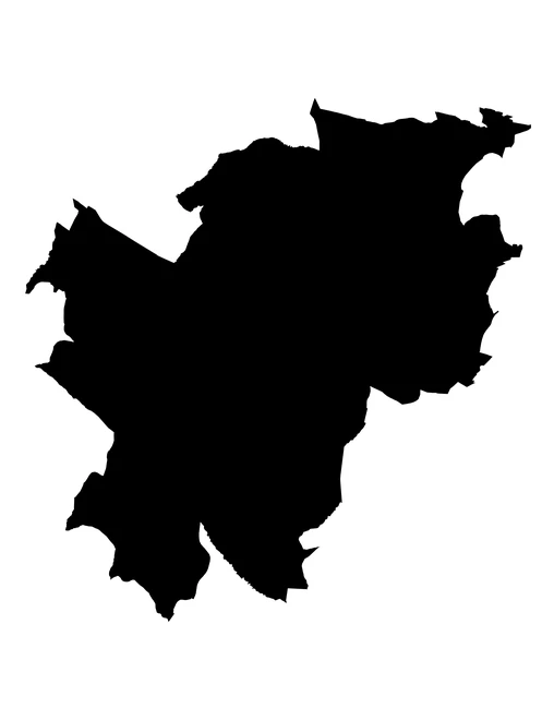 Figura con la forma del municipios de Cañada Morelos