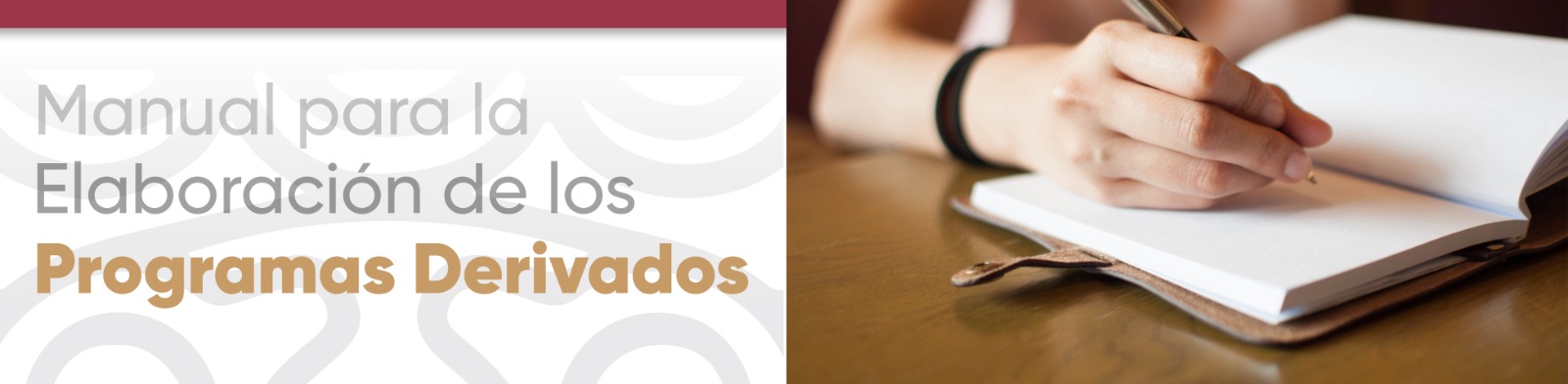 Banner de Capacitaciones de Programas Derivados