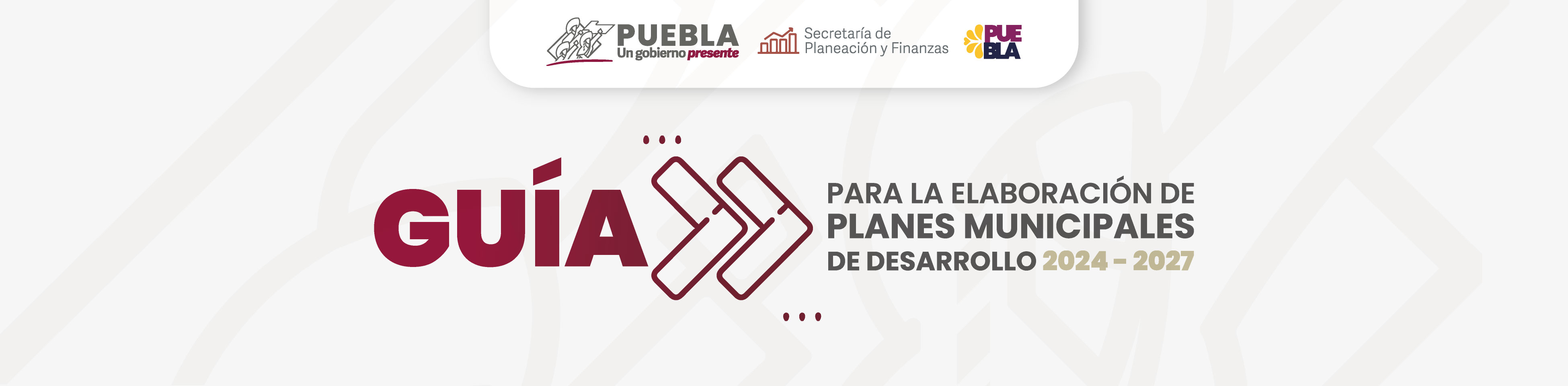 Banner del la Guía de Elaboración de PMD 2024-2027