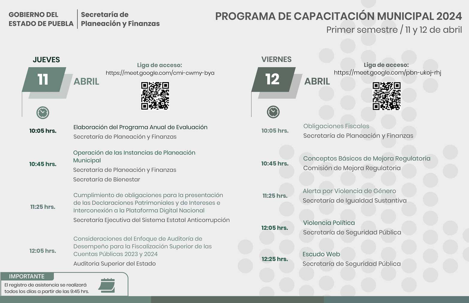 Programa de Programa de Capacitación Municipal 2024 1er Semestre