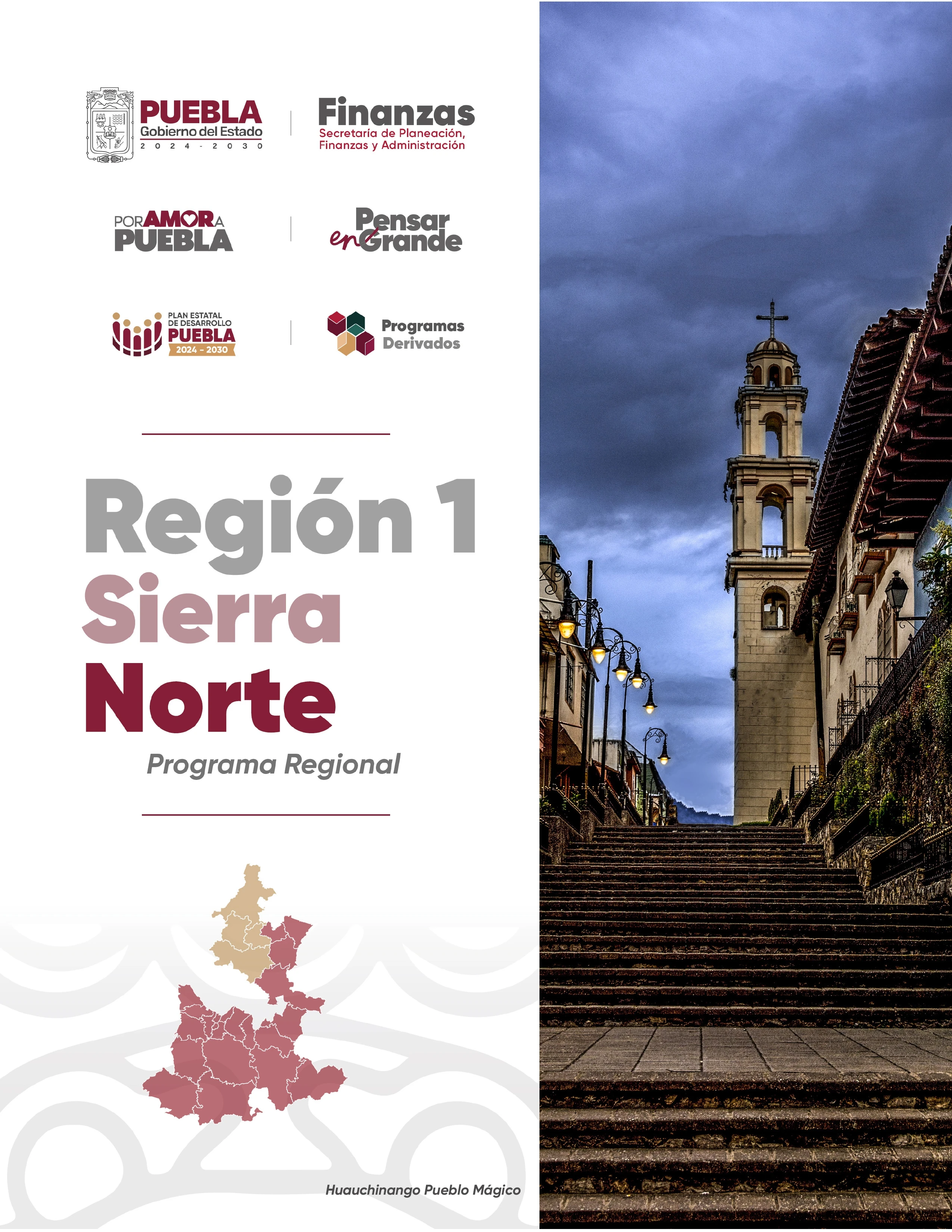 Portada del programa regional de la Region 1 Sierra Norte