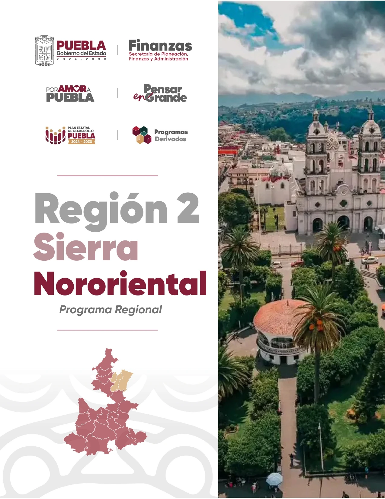 Portada del programa regional de la Region 2 Sierra Nororiental